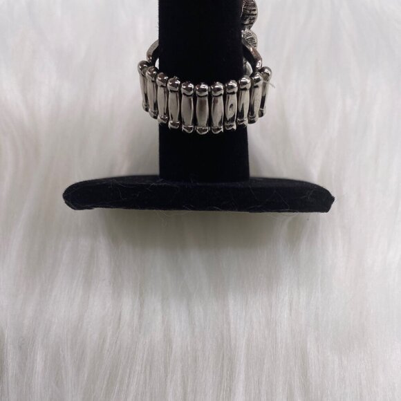 Paparazzi "FairyTale Magic" Blue Ring Stretch Band For Women - Picture 7 of 7